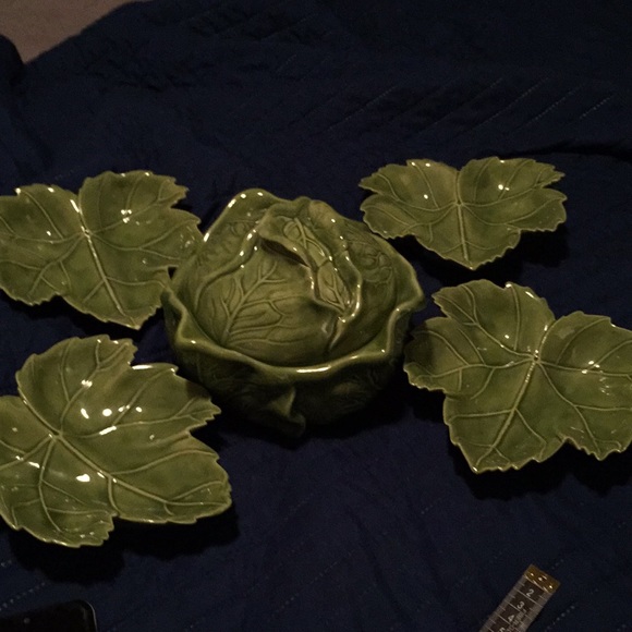Holland Mold Vintage Cabbage serving set - Picture 15 of 16